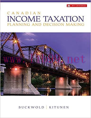 [PDF]Canadian Income Taxation 2017-2018 [William Buckwold]
