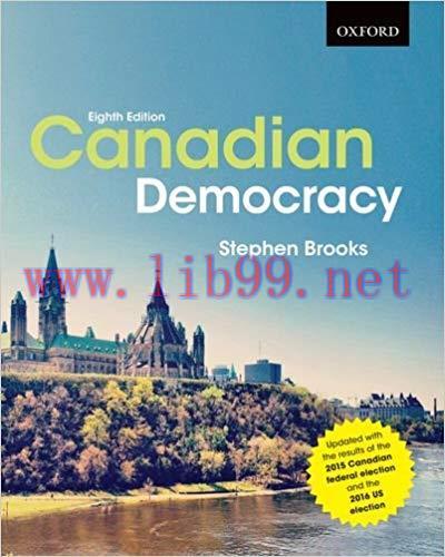 [PDF]Canadian Democracy  [Stephen Brooks] 8th edition