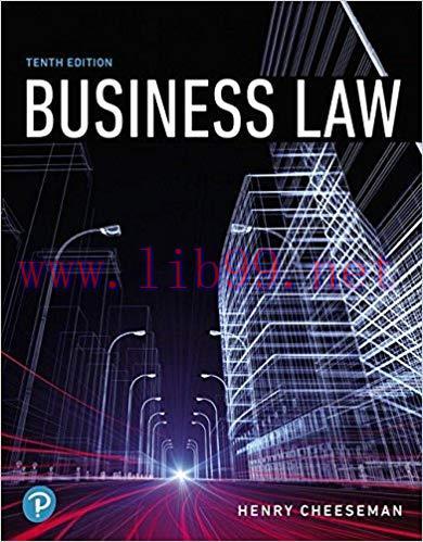 [PDF]Business Law 10e [Henry R. Cheeseman]