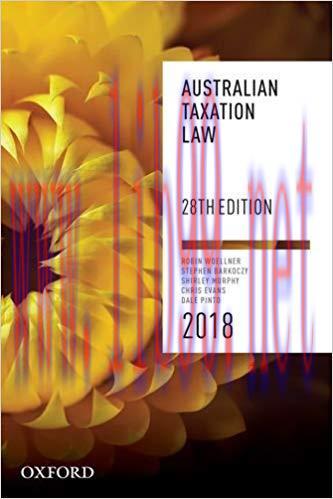 [PDF]AUSTRALIAN TAXATION LAW 28th Edition 2018
