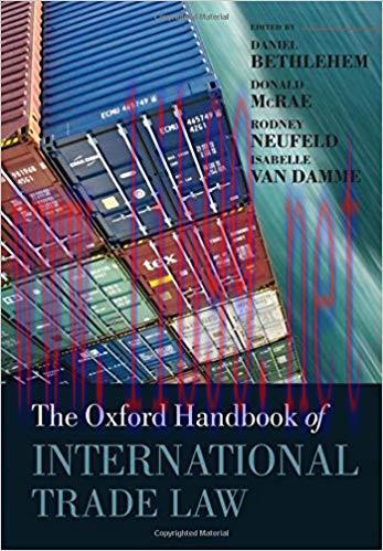 [PDF]The Oxford Handbook of International Trade Law