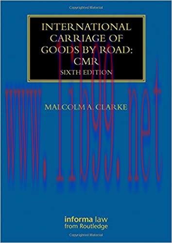 [PDF]International Carriage of Goods By Road CMR