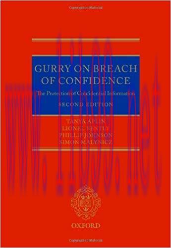 [PDF]GURRY ON BREACH OF CONFIDENCE, 2ND EDITION
