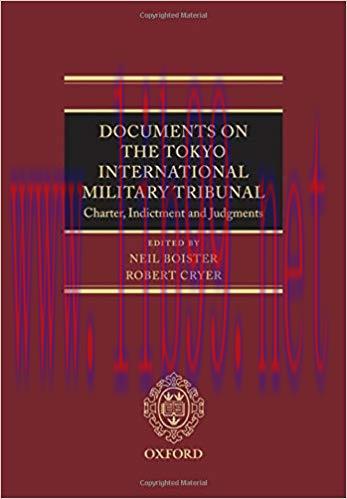 [PDF]Documents on the Tokyo International Military Tribunal [Robert Cryer]
