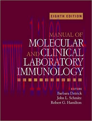 [PDF]Manual of Molecular and Clinical Laboratory Immunology, 8th Edition