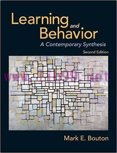 [PDF]Learning and Behavior: A Contemporary Synthesis, 2nd Edition