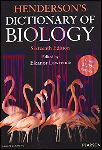 [PDF]Henderson\’s Dictionary of Biology, 16th Edition [Eleanor Lawrence]