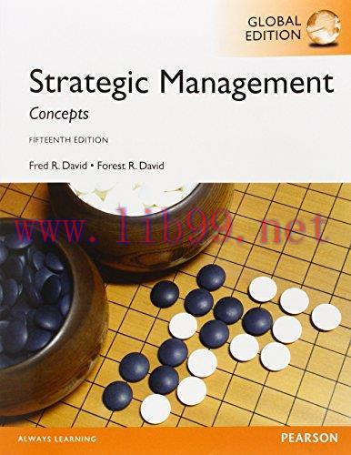 [FOX-Ebook]Strategic Management: Concepts, Global Edition, 15th Edition