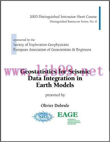 [PDF]Geostatistics for Seismic Data Integration in Earth Models