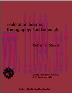 [PDF]Exploration Seismic Tomography Fundamentals