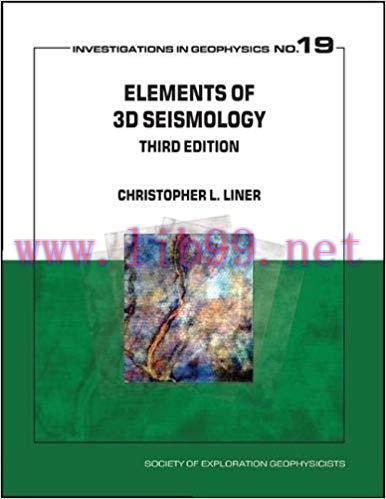[PDF]Elements of 3D Seismology, 3rd Edition