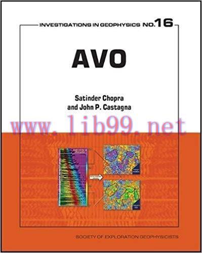 [PDF]AVO (Investigations in Geophysics)