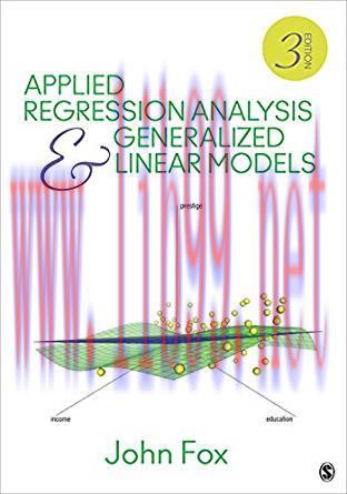 [EPUB]Applied Regression Analysis and Generalized Linear Models, 3rd Edition