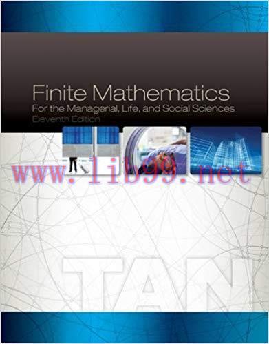 [PDF]Finite Mathematics for the Managerial Life and Social Sciences, 11th Edition