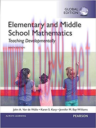 [PDF]Elementary and Middle School Mathematics , 9th Global Edition [John A. Van de Walle]