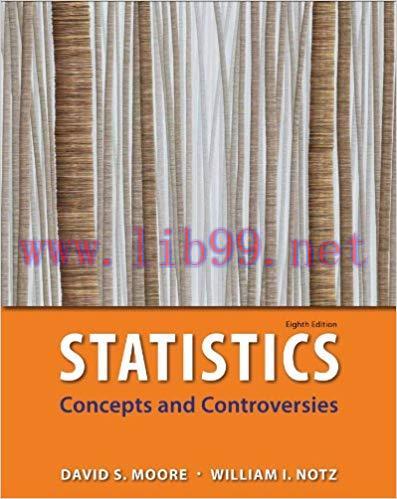 [PDF]Statistics: Concepts and Controversies, 8th Edition [David S. Moore]