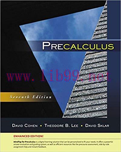 [PDF]Precalculus, Enhanced 7th Edition [David Cohen]
