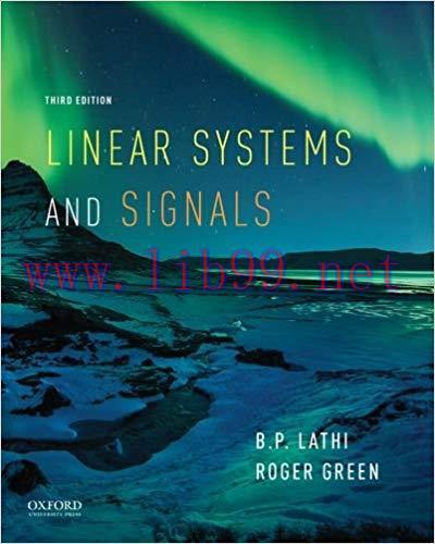 [PDF]Linear Systems and Signals, 3rd Edition [B.P. Lathi]