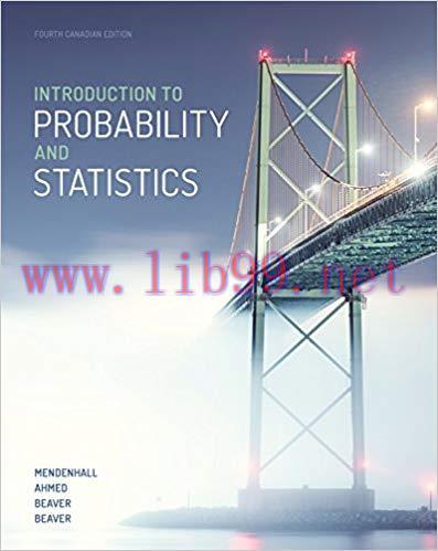 [PDF]Introduction to Probability and Statistics 4e [William Mendenhall]