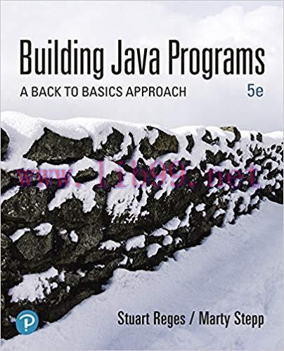 [EPUB]Building Java Programs, 5th Edition
