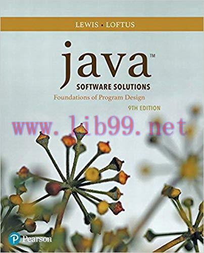[PDF]Java Software Solutions (9th Edition)