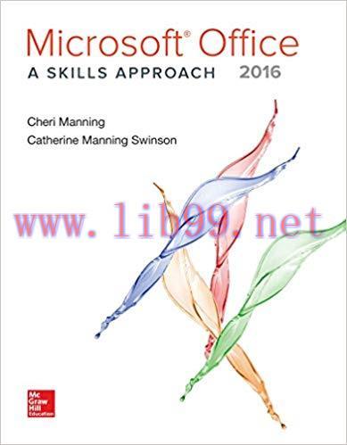 [PDF]Microsoft Office 2016 A Skills Approach  - Inc. Triad Interactive