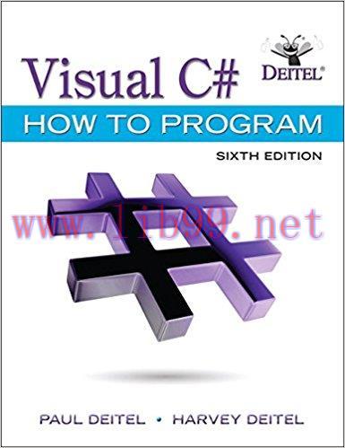 [EPUB]Visual C#: How to Program, 6th Edition