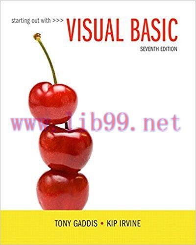 [EPUB]Starting Out With Visual Basic, 7th Edition