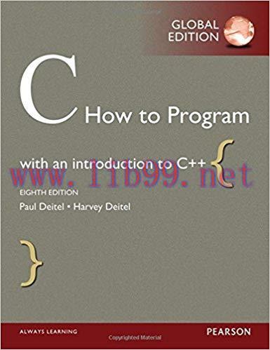 [PDF]C How to Program, 8th Global Edition [Paul Deitel]