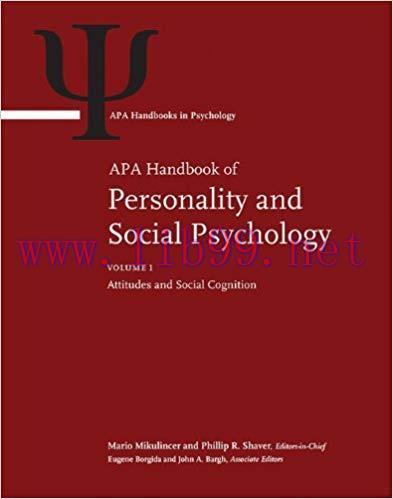 [PDF]APA Handbook of Personality and Social Psychology (APA Handbooks in Psychology) 4 Volume Set