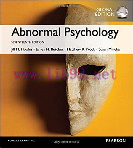 [PDF]Abnormal Psychology, 17th Global Edition [Jill M Hooley]
