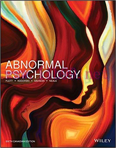 [EPUB]Abnormal Psychology, 6th Canadian Edition [Gordon L. Flett] + PDF