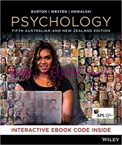[PDF]Psychology, 5th Australian and New Zealand Edition [Lorelle J Burton] + 4e