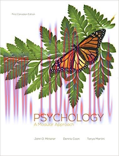 [PDF]Psychology: A Modular Approach Canadian Edition [John O. Mitterer]