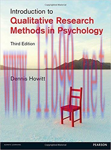 [PDF]Introduction to Qualitative Research Methods in Psychology, 3rd Edition [Dennis Howitt]