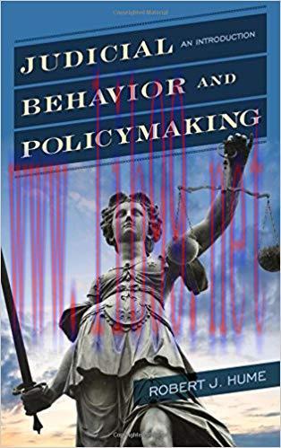 [PDF]Judicial Behavior and Policymaking