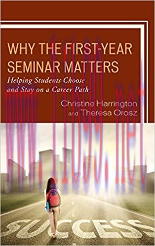 [PDF]Why the First-Year Seminar Matters