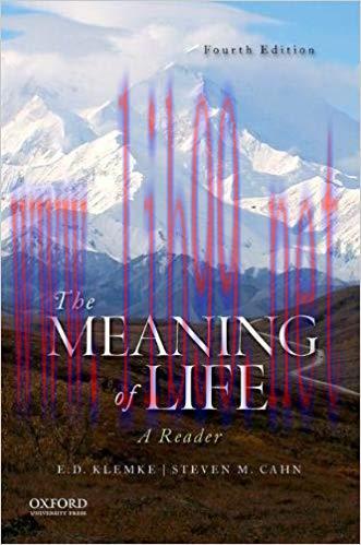 [PDF]The Meaning of Life: A Reader [E. D. Klemke] 4E