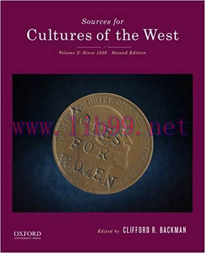 [PDF]Sources for Cultures of the West, Volume 1 and 2, 2nd Edition