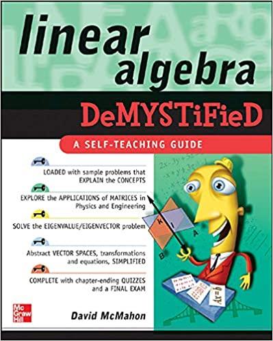 Linear Algebra Demystified 1st edition