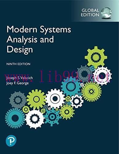 [FOX-Ebook]Modern Systems Analysis and Design, Global Edition, 9th Edition