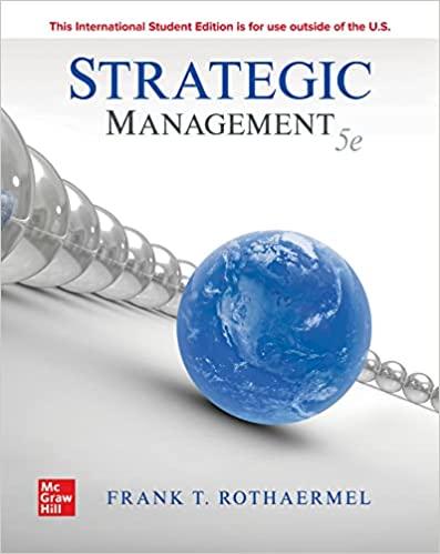 ISE Strategic Management Concepts 5th Edition