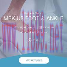 [AME]123Sonography MSK Ultrasound Foot and Ankle BachelorClass (Videos+Quiz)