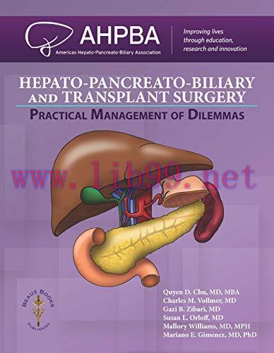 [AME]Hepato-Pancreato-Biliary and Transplant Surgery: Practical Management of Dilemmas (PDF)