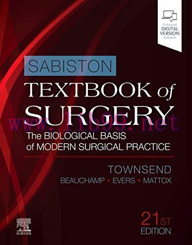 [AME]Sabiston Textbook of Surgery: The Biological Basis of Modern Surgical Practice, 21st Edition (Original PDF)
