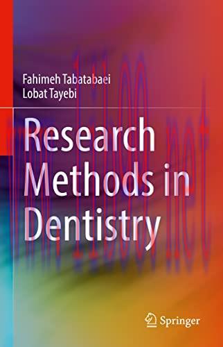 [AME]Research Methods in Dentistry (Original PDF)