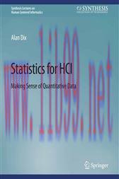 [AME]Statistics for HCI : Making Sense of Quantitative Data (Original PDF)