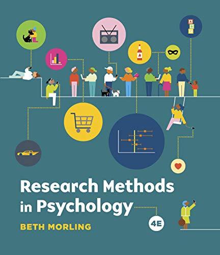 (Testbank)Research Methods in Psychology Evaluating a World of Information Fourth Edition