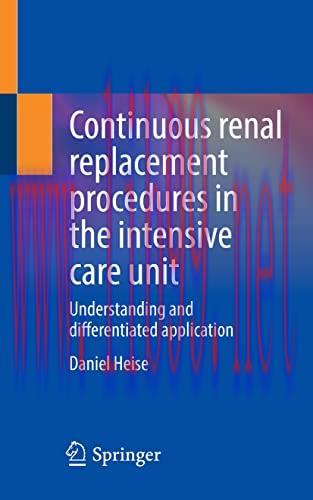 [AME]Continuous renal replacement procedures in the intensive care unit: Understanding and differentiated application (Original PDF)