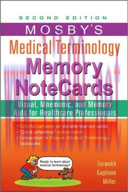 [AME]Mosby’s Medical Terminology Memory NoteCards, 2nd Edition